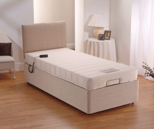 Electric Memory Divan Bed Choice Of Memory Or Pocket Sprung Includes Headboard - Image 2